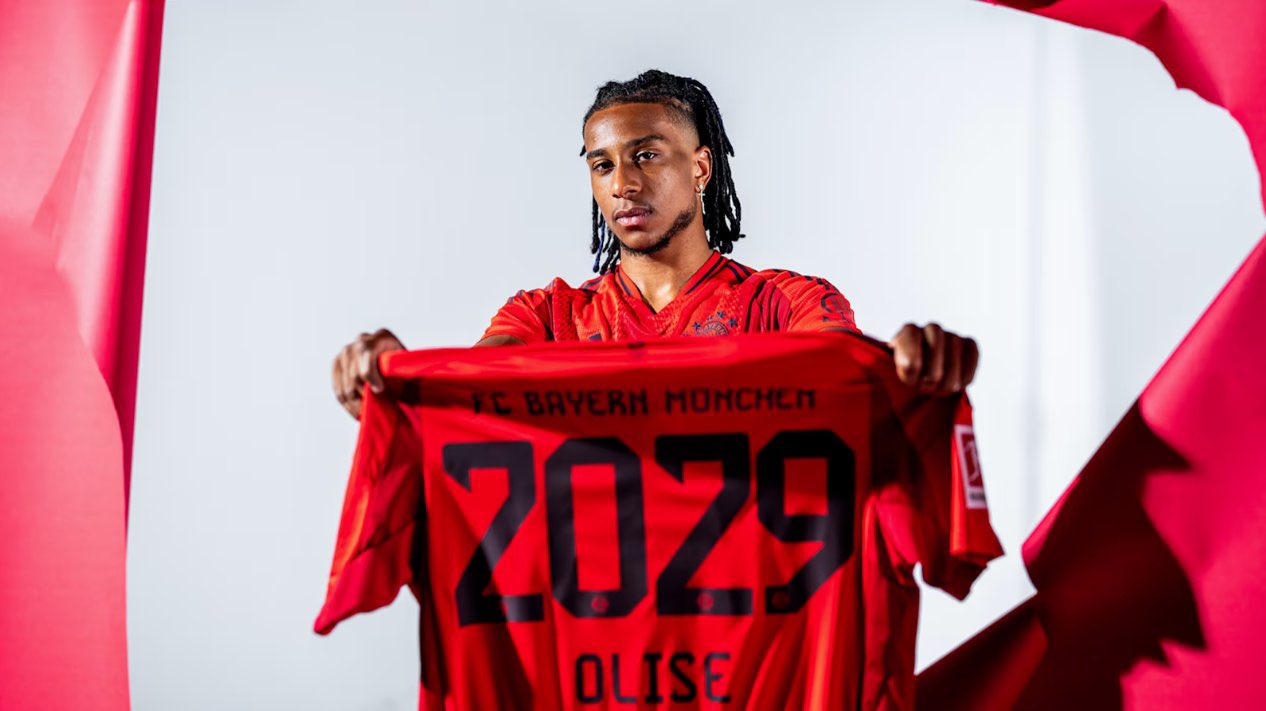 Bayern Munich don sign winger Michael Olise from Crystal Palace for about 60 million euros (£50 million)