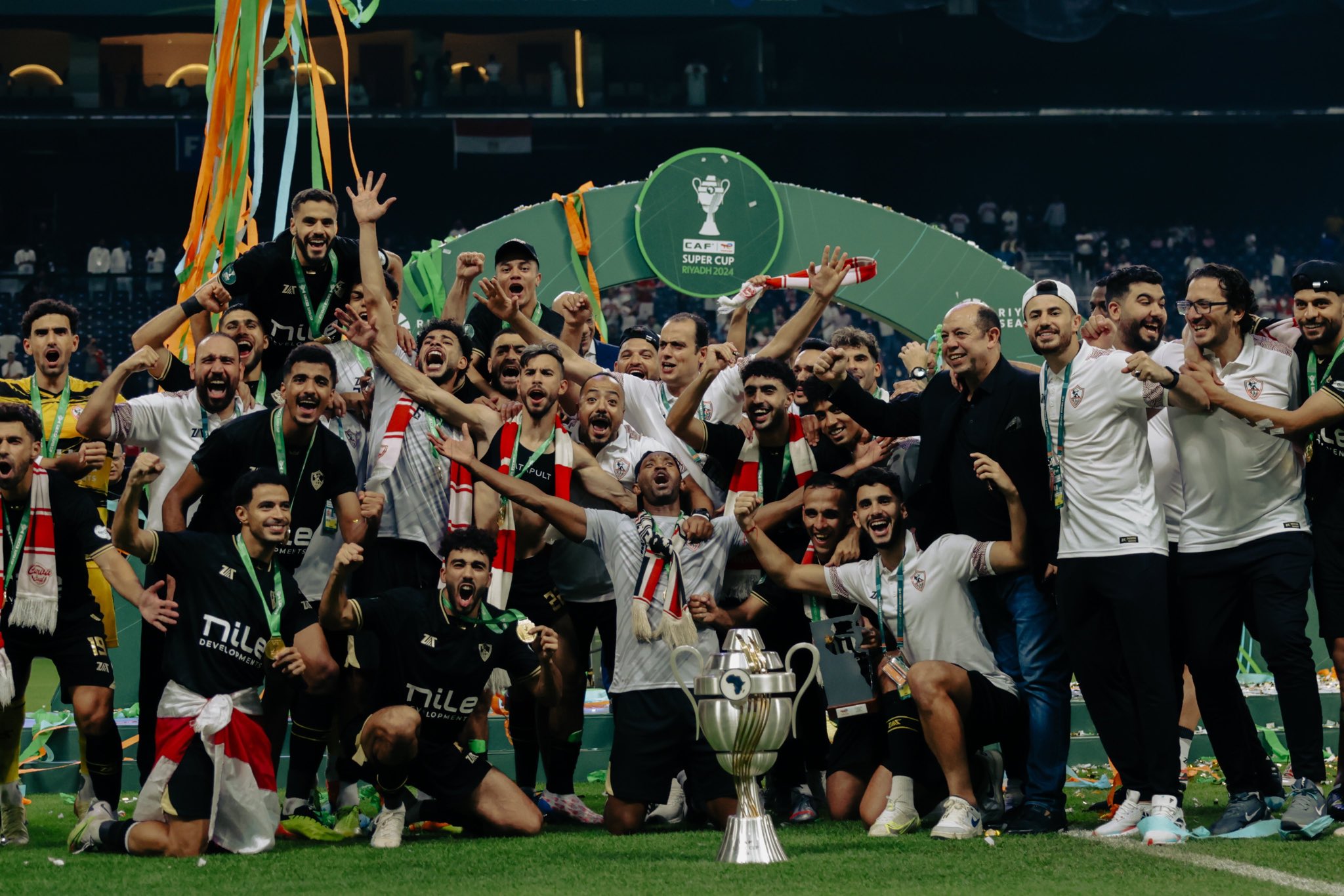 Zamalek don beat Al Ahly to win the CAF Super Cup.