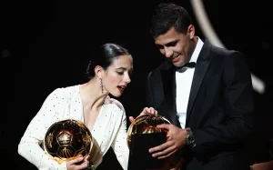 Rodri and Bonmati win Ballon d’Or