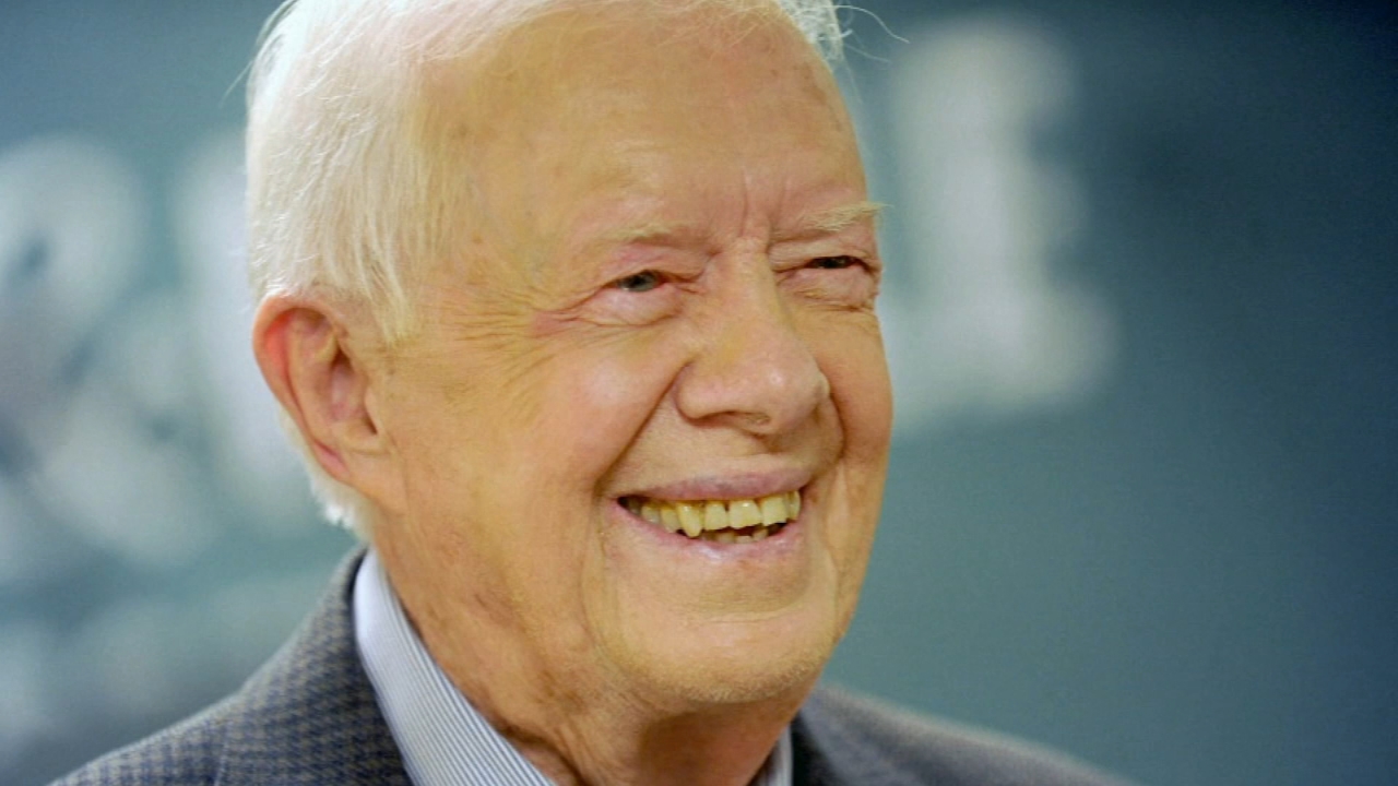 Former US president, Jimmy Carter, don clock 100 years Naija 102.7 FM