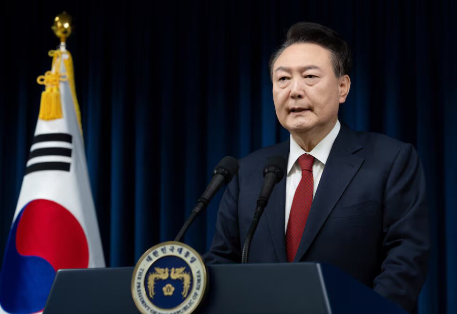 South Korean President ban from foreign travel for Leadership wahala