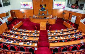 Lagos Assembly don order make all staff work from home as di leadership crisis dey